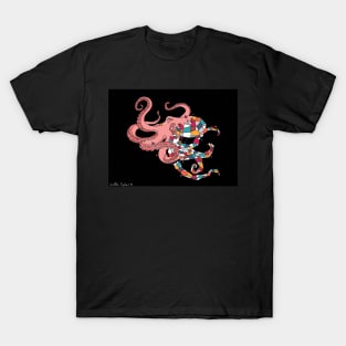 Geometric Octopus T-Shirt